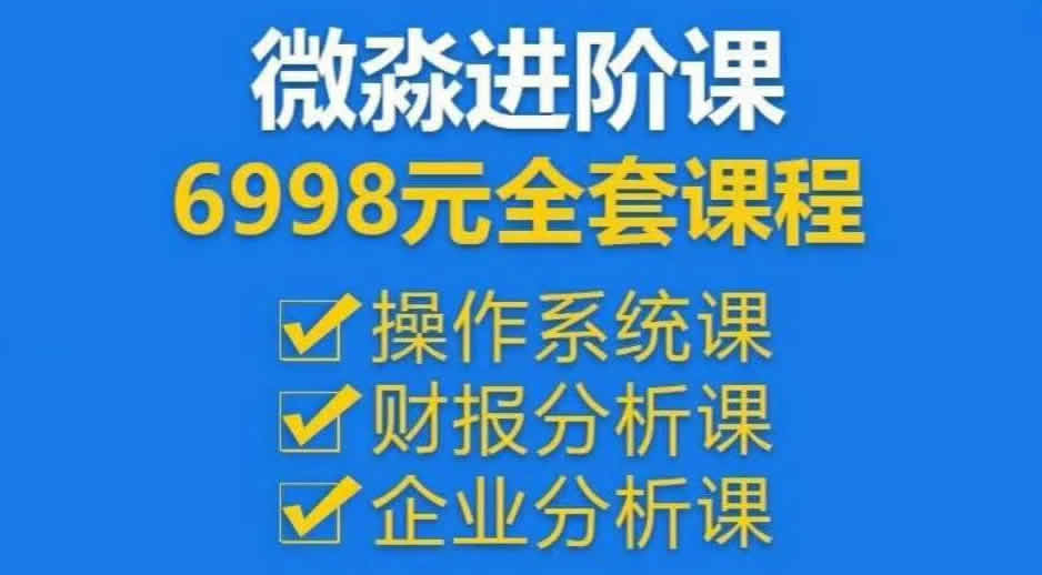 微淼商学院6998进阶理财课