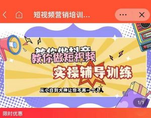 蕊总很忙·短视频营销培训实操课教你快速入门