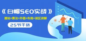 逆冬《白帽SEO实战》建站+算法+外链+布局+误区讲解