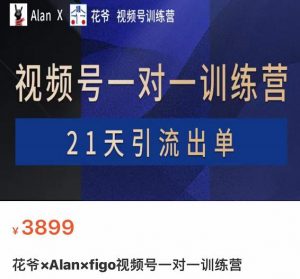 花爷×Alan×figo视频号一对一训练营