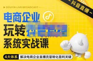 青青老师的电商企业玩转抖音直播电商系统实战课