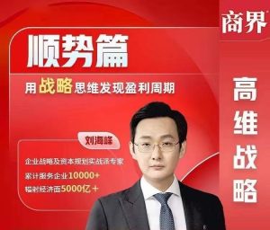 刘海峰-高维战略顺势篇