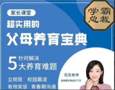 北大花花-父母养育宝典5大养育难题30节完整版