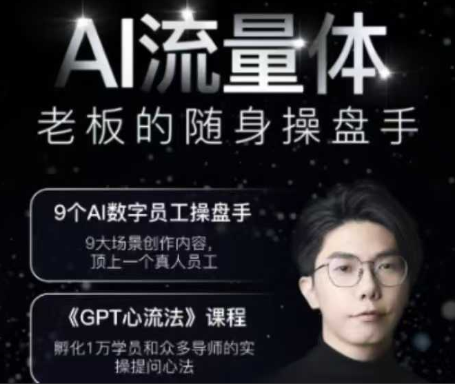 白先生AI流量体-老板的随身操盘手，9个AI数字员工操盘手，覆盖9大内容创作场景，省去9个高级员工的工资