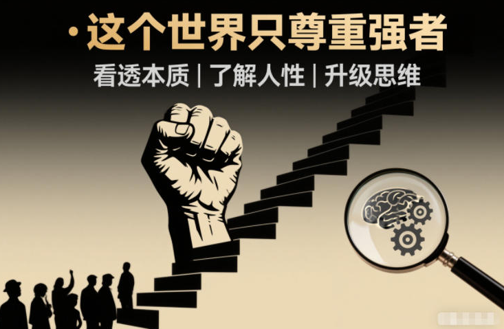 开悟1.0：这个世界只尊重强者，看透本质-了解人性-升级思维