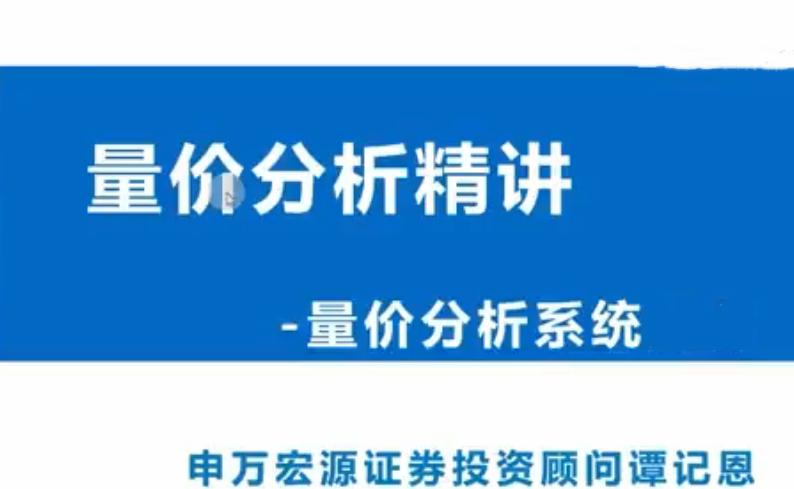 谭记恩洞悉主力筹码量价之交易系统